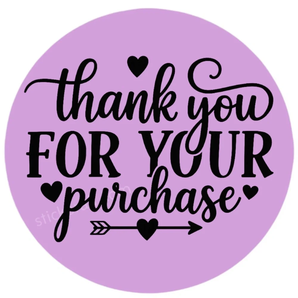 Thank You for Your Purchase Stickers – 2" for Poshmark & Small Business – 100 PC - Picture 14 of 16